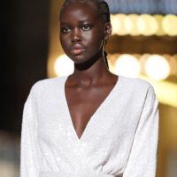 Adut akech modeling in la