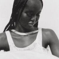 Adut akech with braids