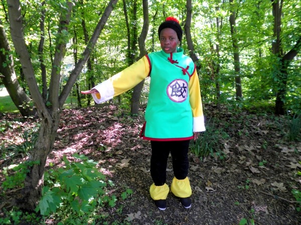 Black girl as chiaotzu