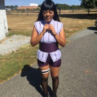 Black girl as hinata