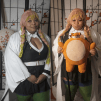 Black girl as mitsuri