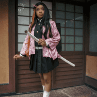 Black girl as nezuko