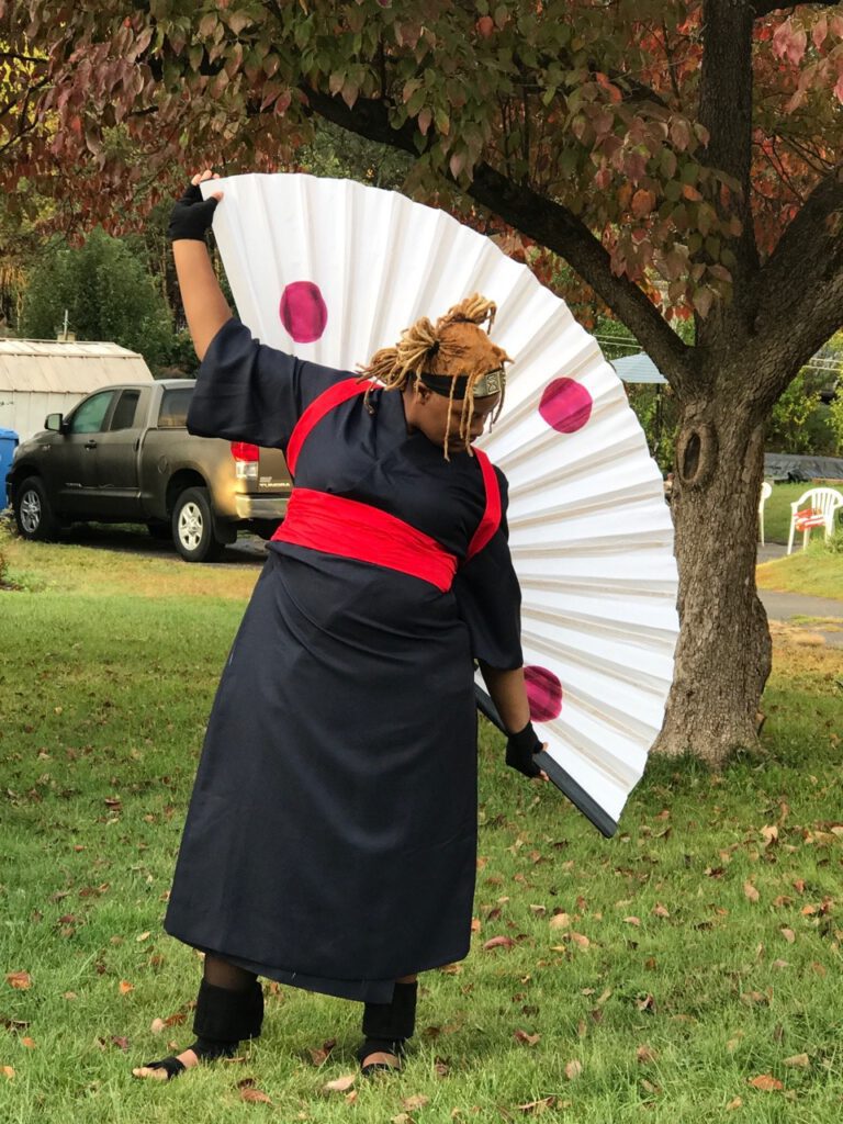 Black girl as temari