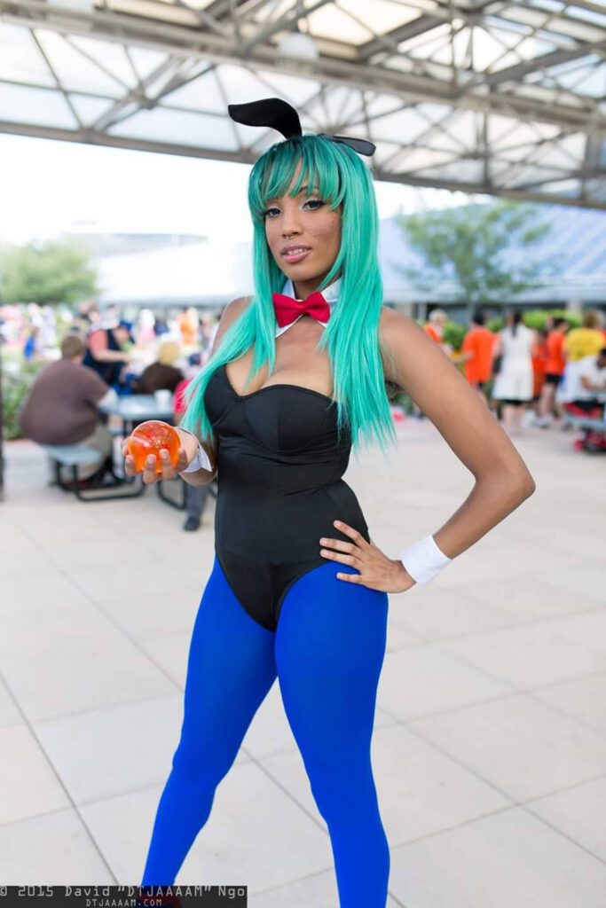 Black girl as bunny bulma