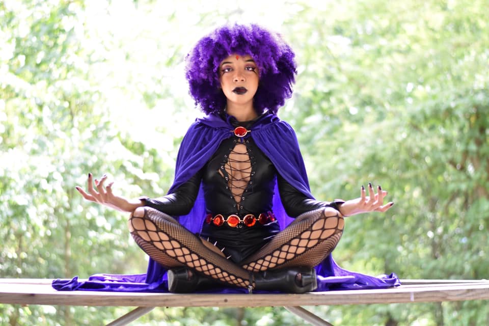 Black girl as cool raven