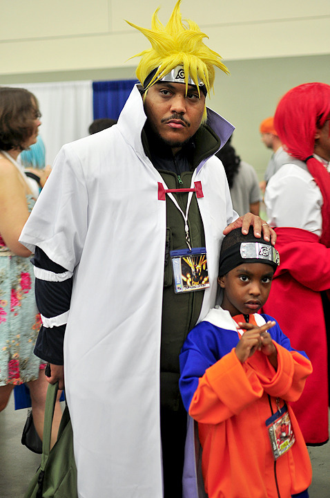 Black guy as 4th hokage and naruto