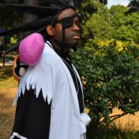 Black guy as zaraki kenpachi