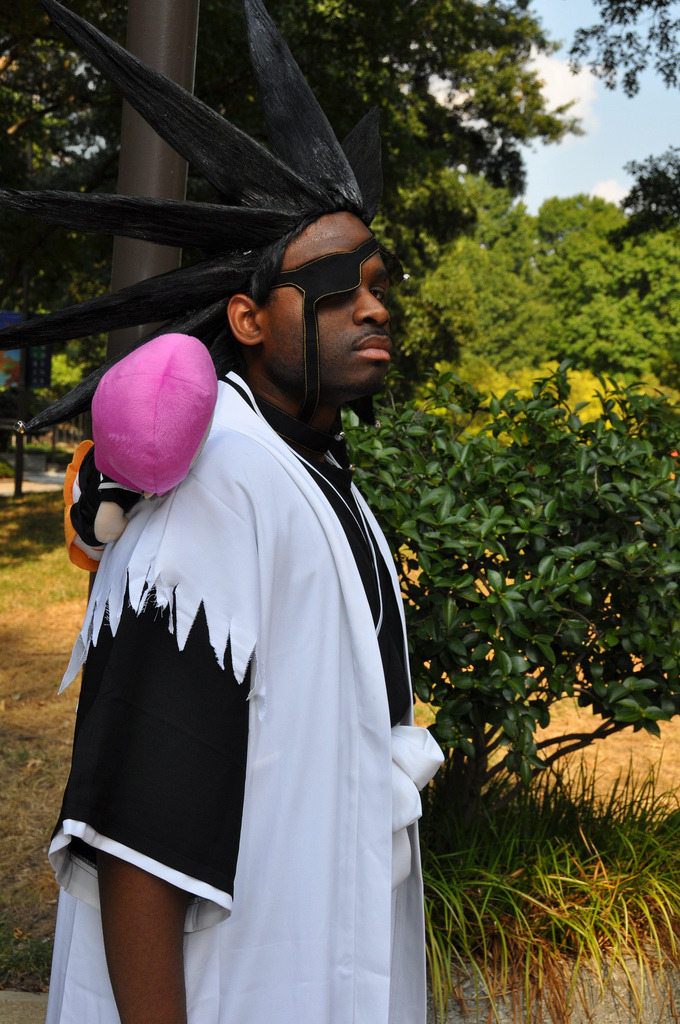 Black guy as zaraki kenpachi