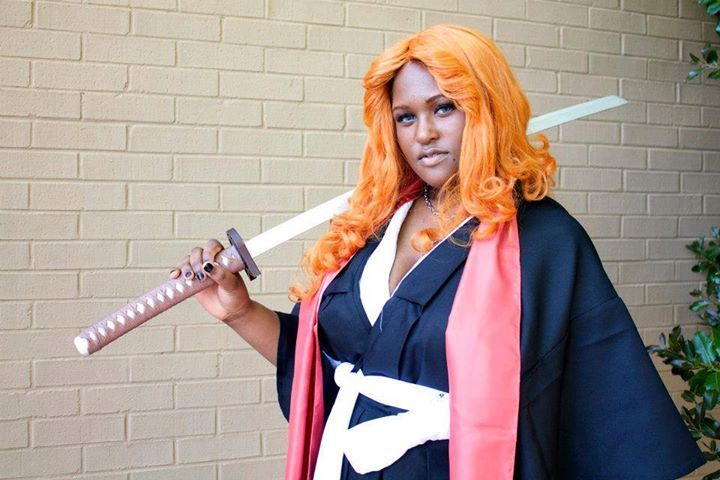 Cute black girl as rangiku