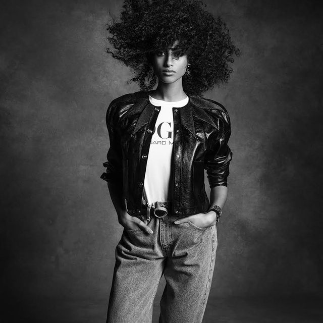 Imaan hammam curly afro