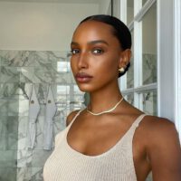 Jasmine tookes serious look