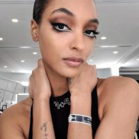 Jourdan dunn eye lashes makeup