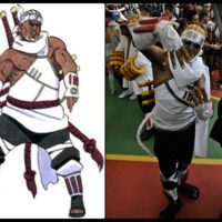 Killer bee cosplay by black guy