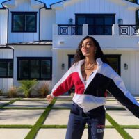Winnie harlow at her house
