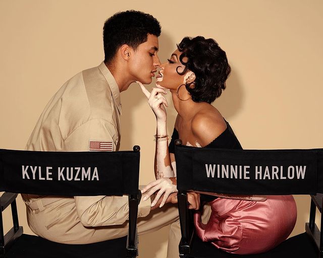 Winnie harlow with kyle kuzma