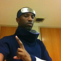 Black guy as young sasuke