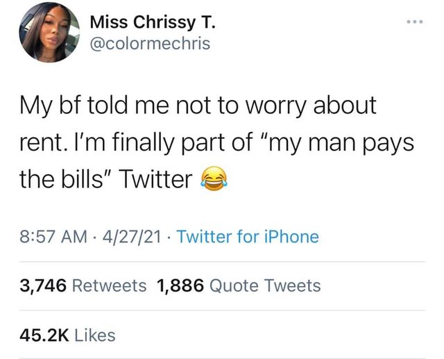 My man pays the bills meme