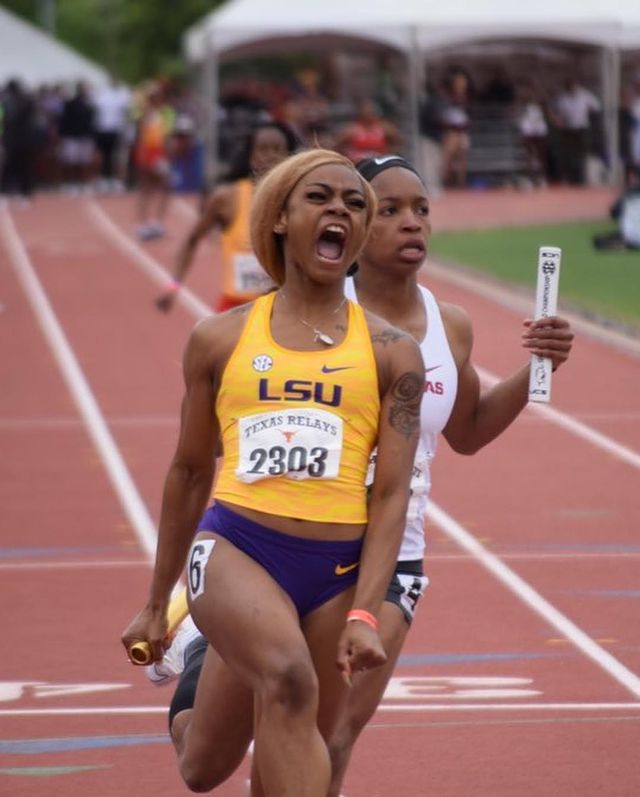 Sha Carri Richardson Screaming She Won