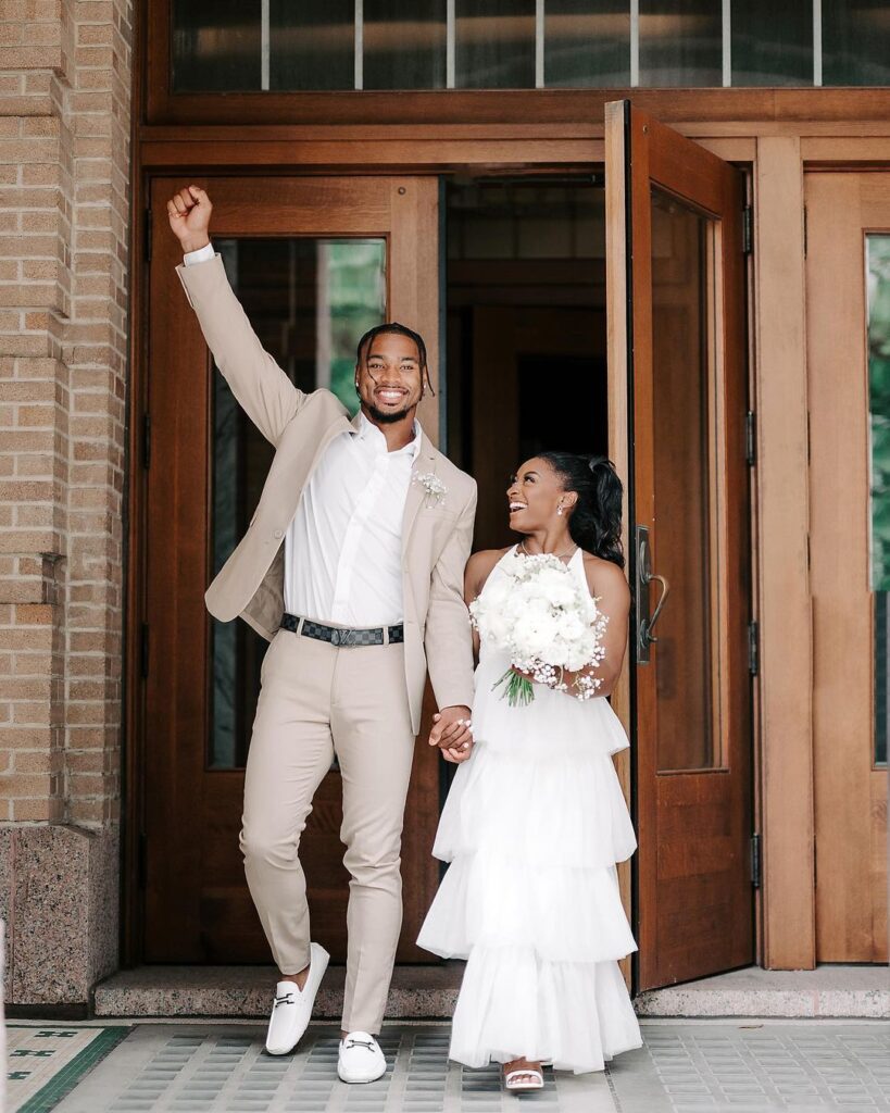 Simone Biles Wedding Dress