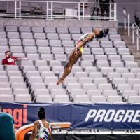 Simone Biles In Air