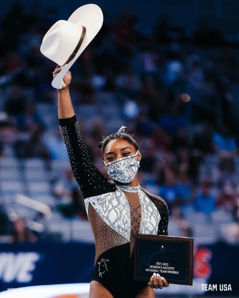 Simone Biles Winning In Texas