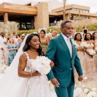 Simone Biles With Her Father