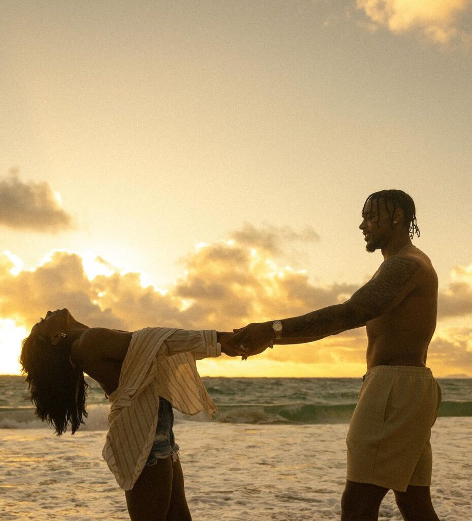 Simone Biles With Husband Having Fun