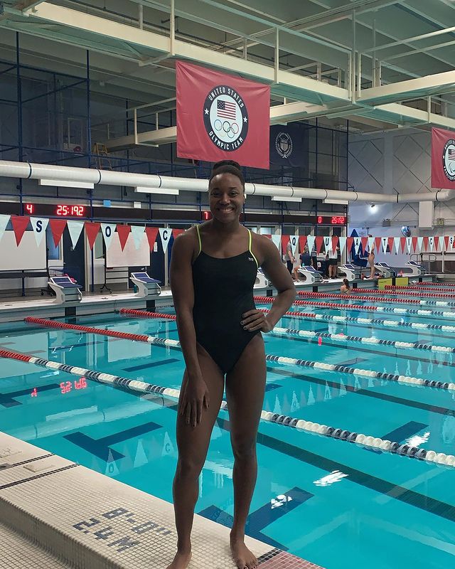 Simone Manuel Team Usa Olympics 2020 Training In Swimming