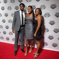 Simone Manuel Posing Redcarpet