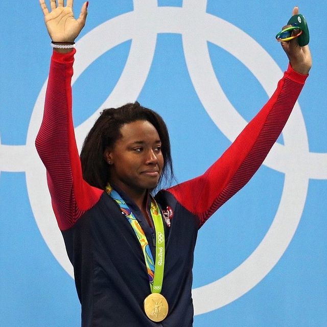 Simone Manuel Winning Gold Model In Brazil Rio