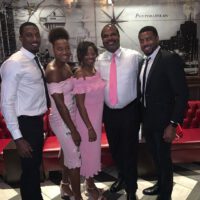 Simone Manuel With Mom And Dad Family