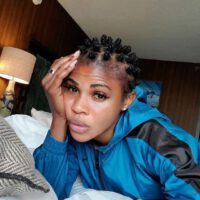 Blessing Okagbare bantu knots hair