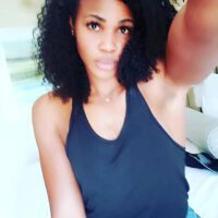 Blessing Okagbare curly hair