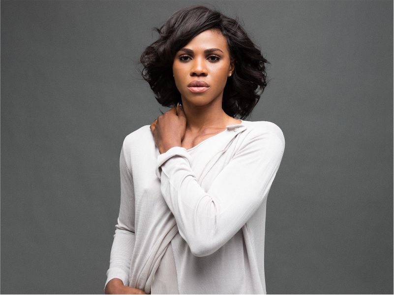 Blessing Okagbare face modeling