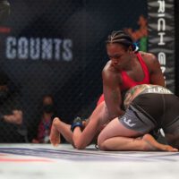 Claressa Shields MMA debut takedown