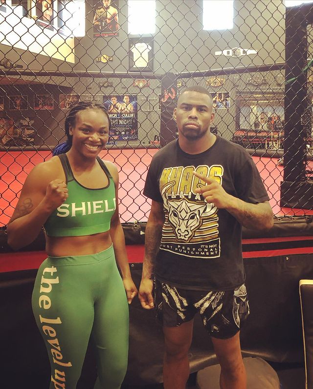 Claressa Shields SHIELD outfit