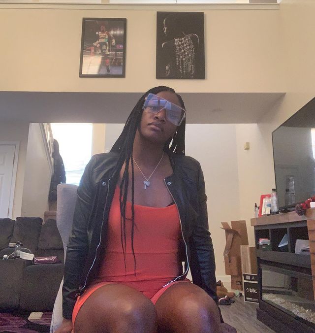 Claressa Shields at home