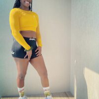 Claressa Shields cute PFL outfit