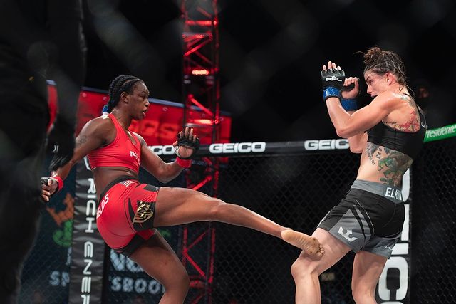 Claressa Shields leg kick