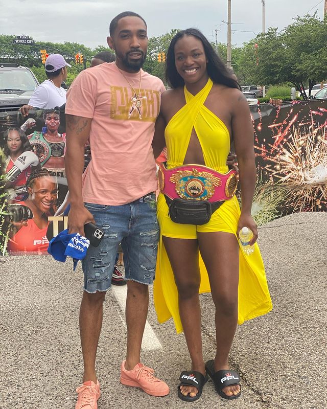 Claressa Shields with Boyfriend