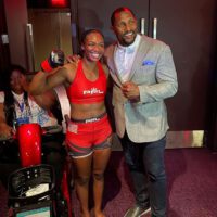 Claressa Shields with Ray Lewis