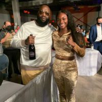 Claressa Shields with Rick Ross