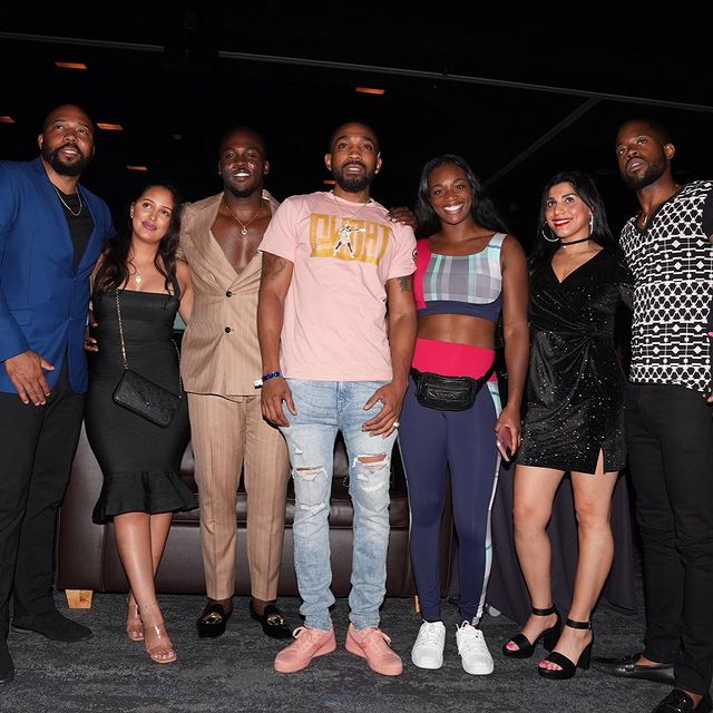 Claressa Shields with friends