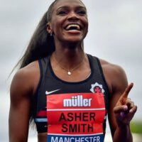 Dina Asher Smith happy