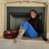 Gabby Douglas at home