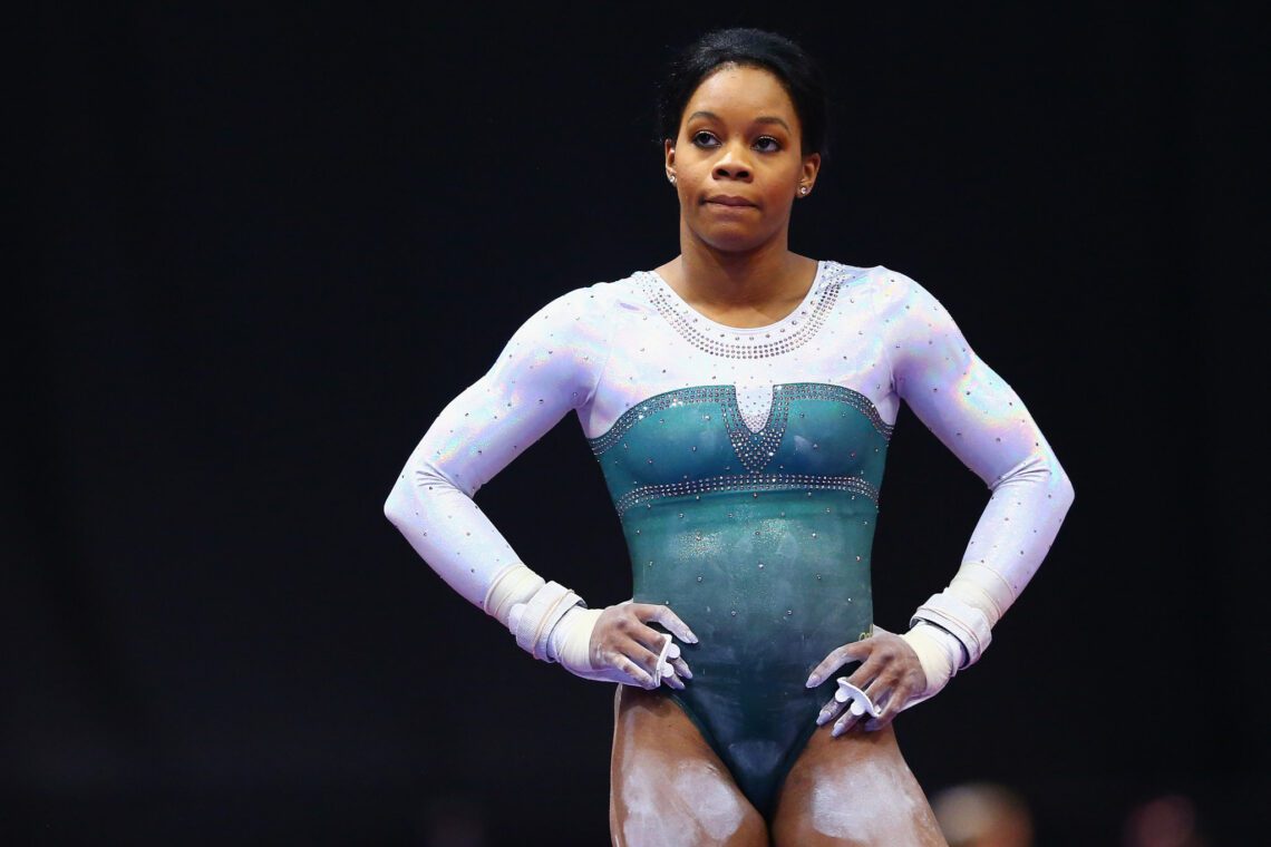 Gabby Douglas focused