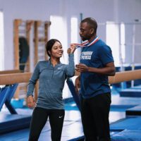 Gabby Douglas with boyfriend