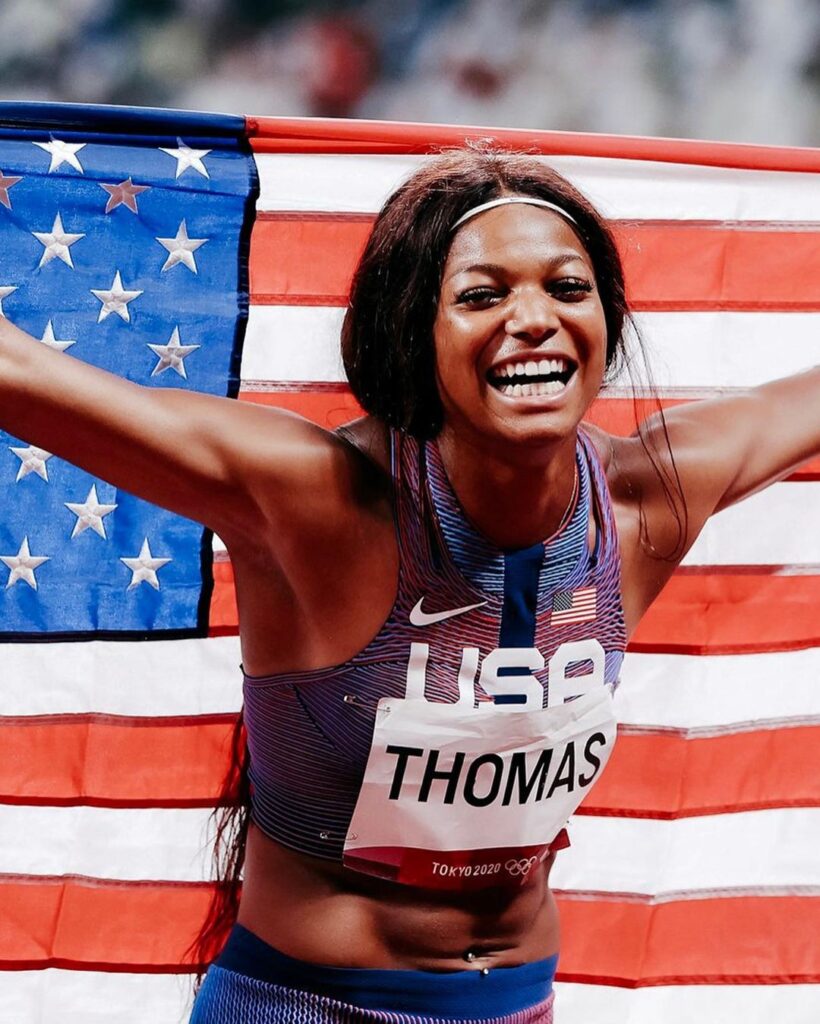 Gabby Thomas After Winning Gold Medal