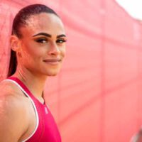 Sydney McLaughlin makeup