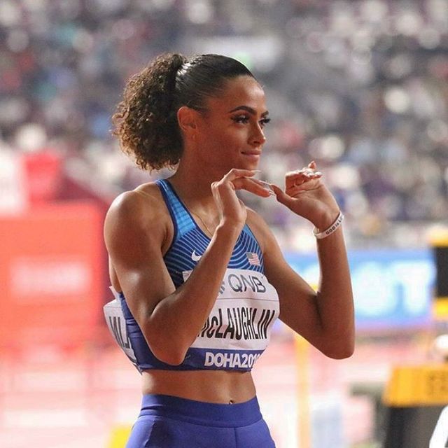 Sydney McLaughlin stomach